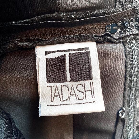 Tadashi Shoji Satin & Lace Cocktail Dress - Picture 8 of 10